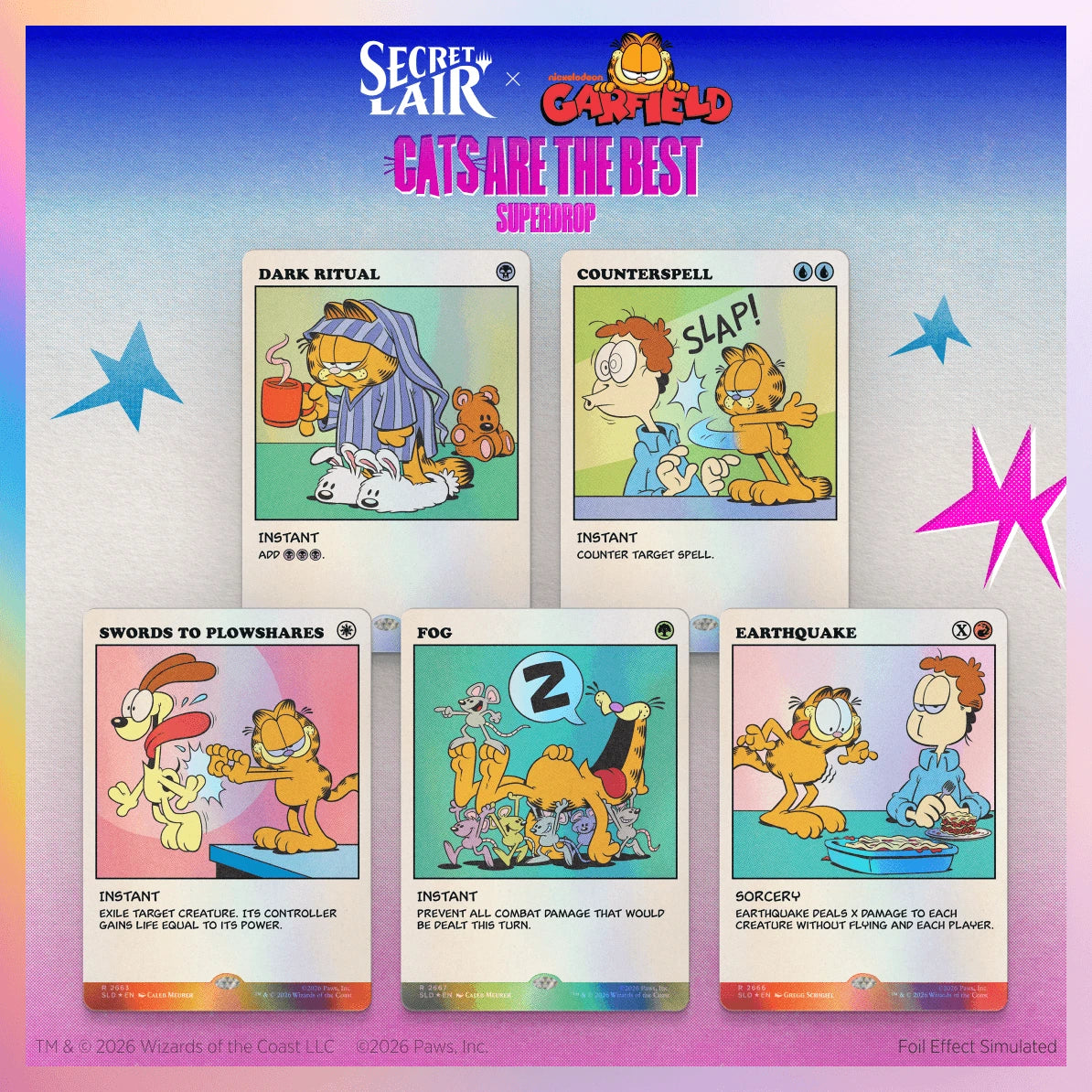 MTG Secret Lair x Garfield: As Intended – Foil Edition Sealed
