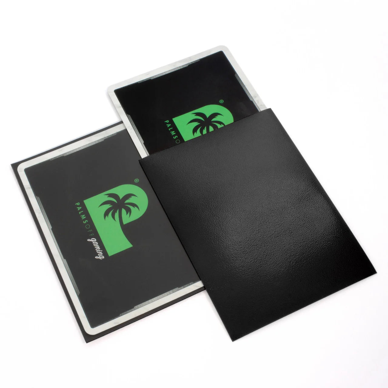 Palms Off Gaming Blackout Deck Sleeves – Standard Size – Black – 100pc