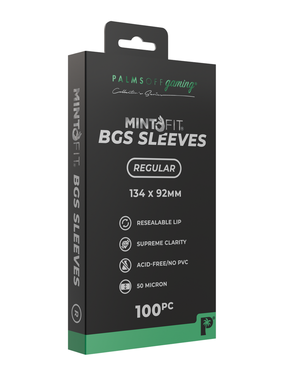 Palms Off Gaming MintFit BGS Graded Card Sleeves – 100pc