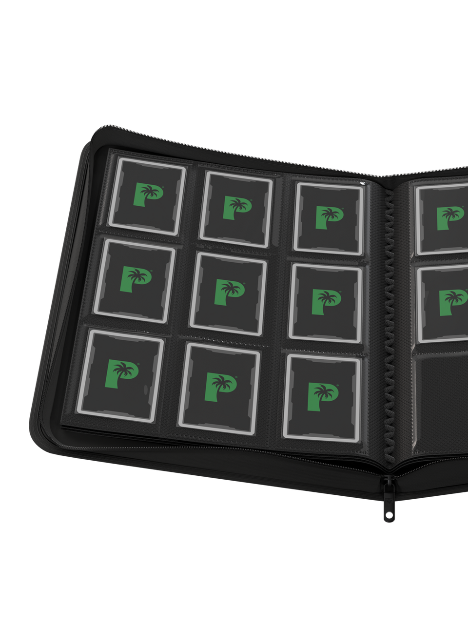 Palms Off Gaming Stealth 9 Pocket Zip Binder – Black