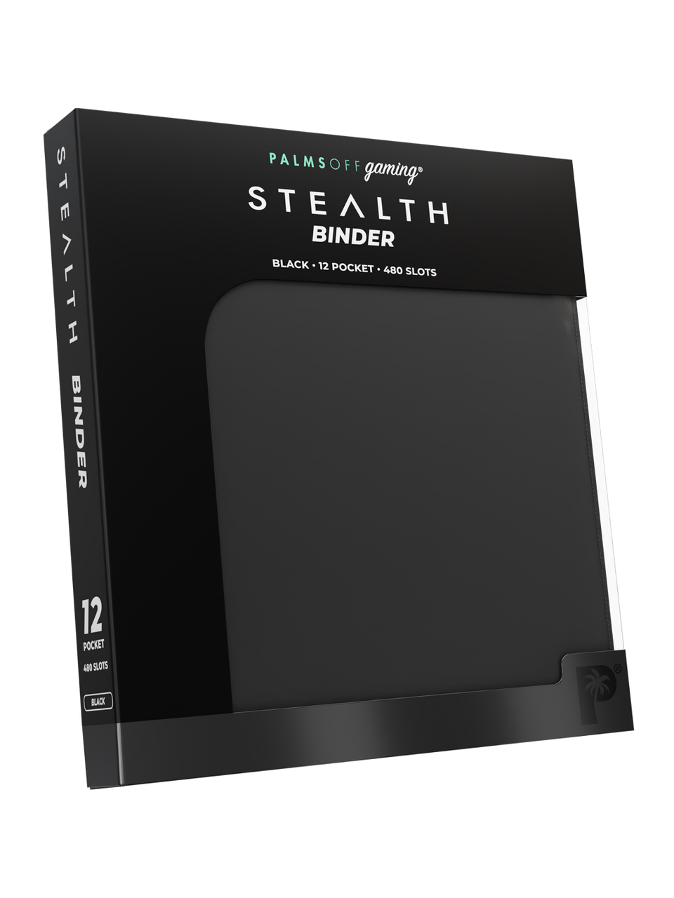 Palms Off Gaming Stealth 12 Pocket Zip Binder – Black