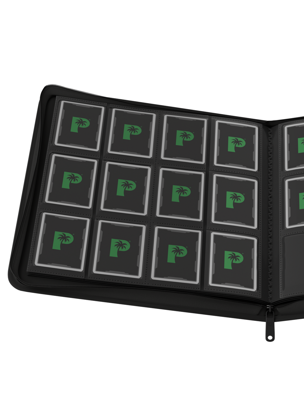 Palms Off Gaming Stealth 12 Pocket Zip Binder – Black