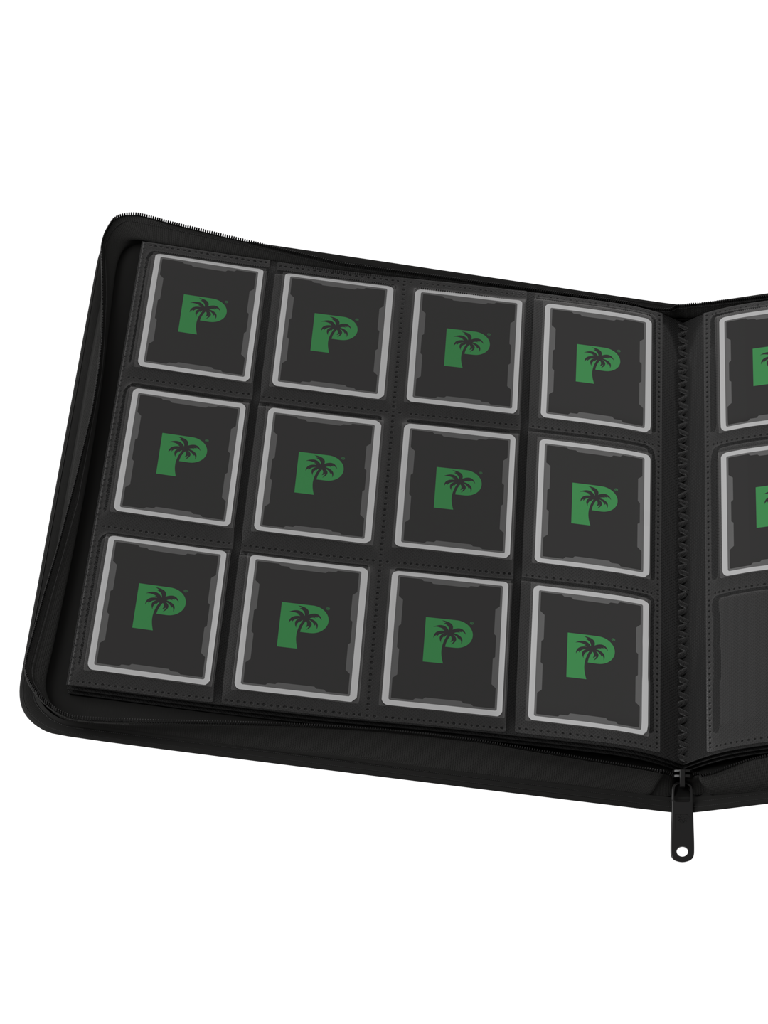 Palms Off Gaming Stealth 12 Pocket Zip Binder – Black