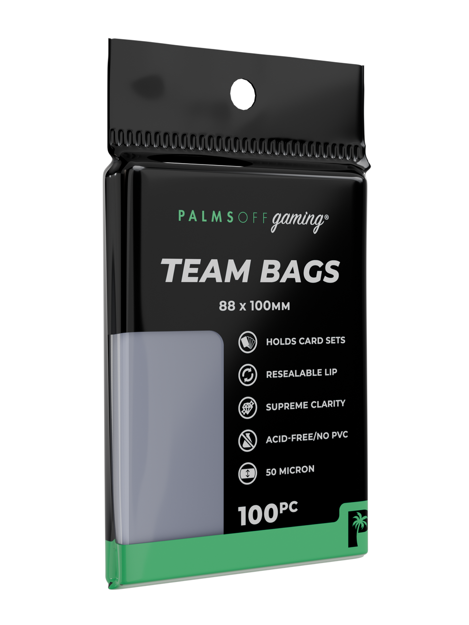 Palms Off Gaming Team Bags – Resealable – 100pc