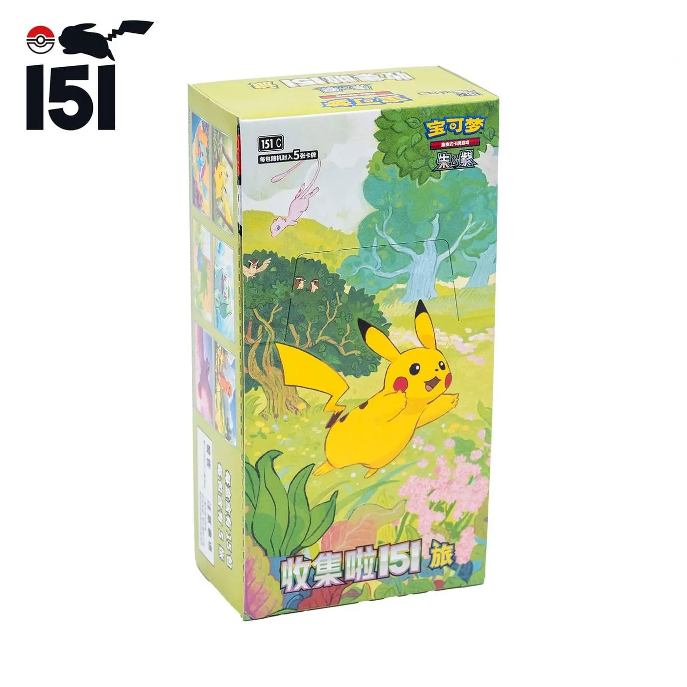 Pokémon TCG Collect 151 Journey Slim Booster Box – Simplified Chinese